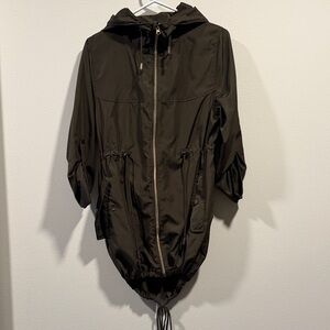 Women's Hooded Jacket in Brown